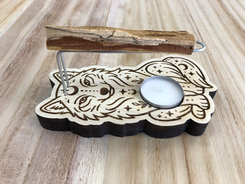 Quemador Palo Santo Lobo